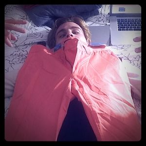 Columbia salmon colored jeans